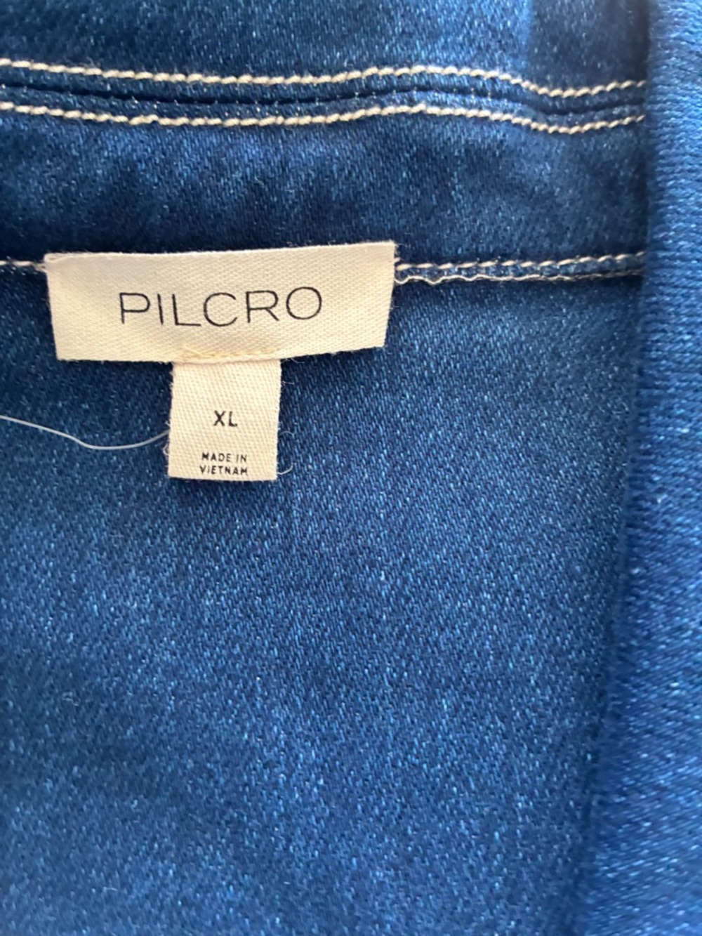 ANTHROPOLOGIE FITTED DENIM PILCRO MIDI DRESS COLOR DENIM DARK  XL NWT - Picture 9 of 16